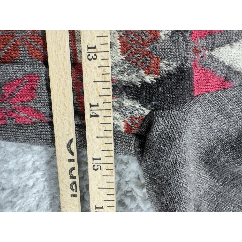 SmartWool Sweater Women's S Brown Black Hooded Half Zip Wool Pullover - Picture 6 of 8